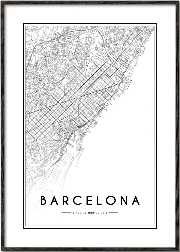 Barcelona map