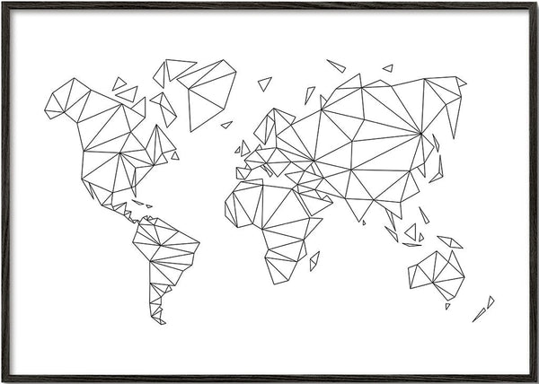 Geometric World Map