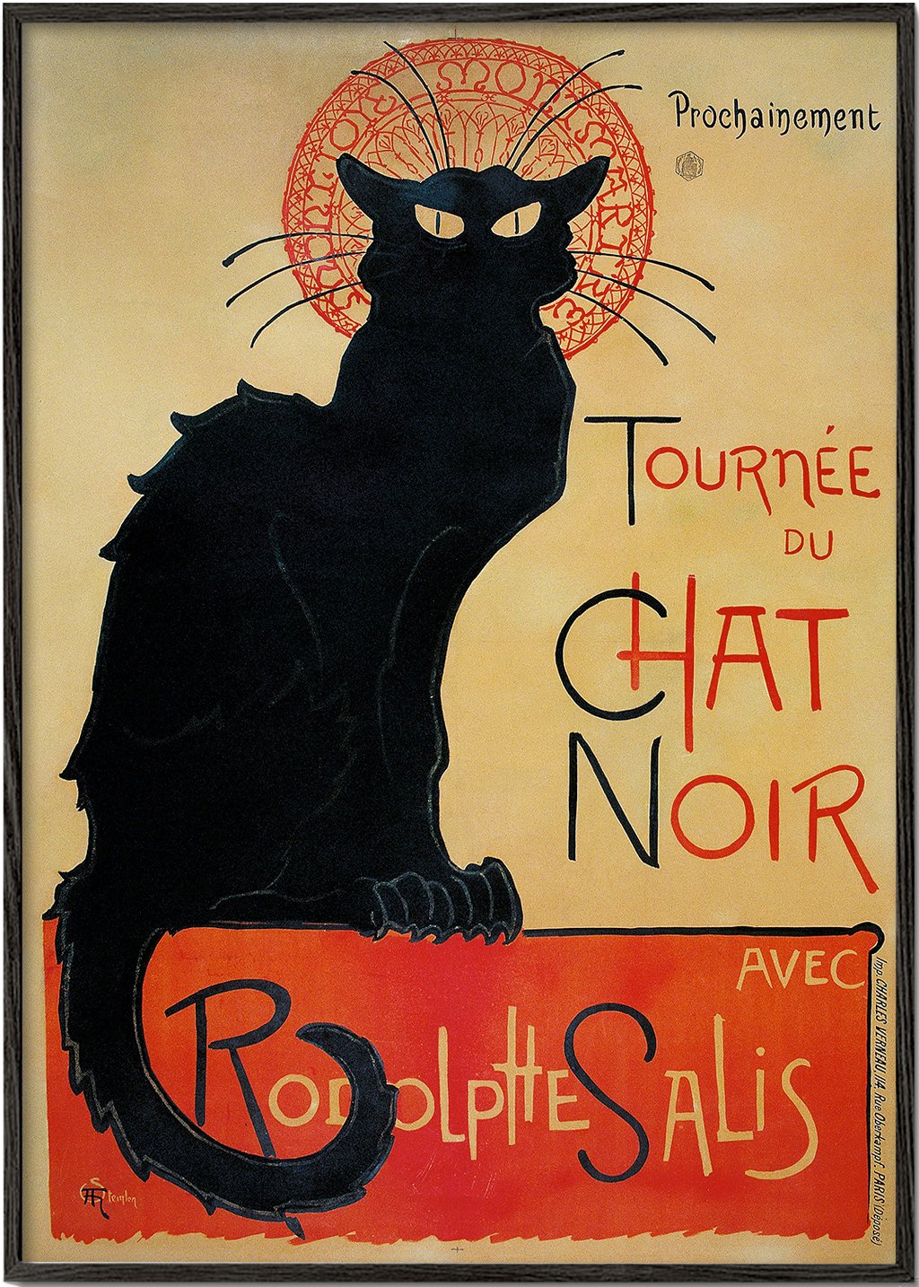 Le Chat Noir - Théophile Alexandre Steinlen